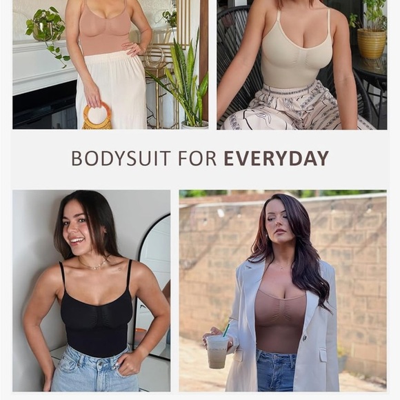 FeelinGirl Shapewear Bodysuit for Women Tummy Control Body Shaper NWT S - Picture 4 of 9